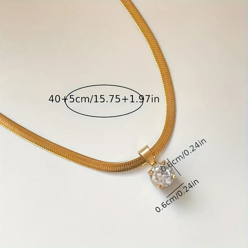 Starlight™ | Rhinestone Pendant Necklace