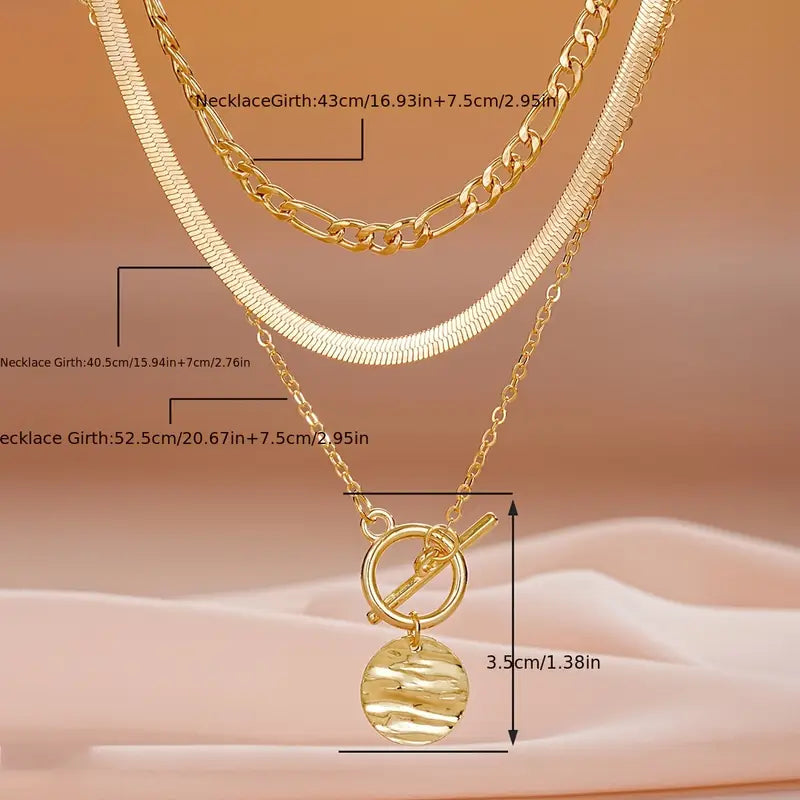 Medallion™ | Coin Layered Necklace