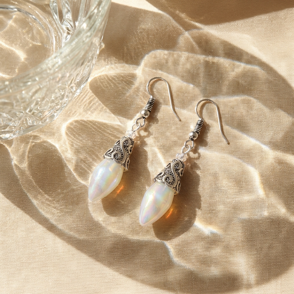 Lunaire™ | Moonstone Drop Earrings VIP